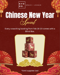 FEB 16-20: Kyodo Chinese New Year Blind Box (Until Supplies Last)